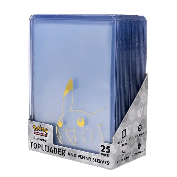Topload Sleeve: 3x4 Toploader Combo-Pokemon- Pikachu (25 sleeves + 25 toploads) 5