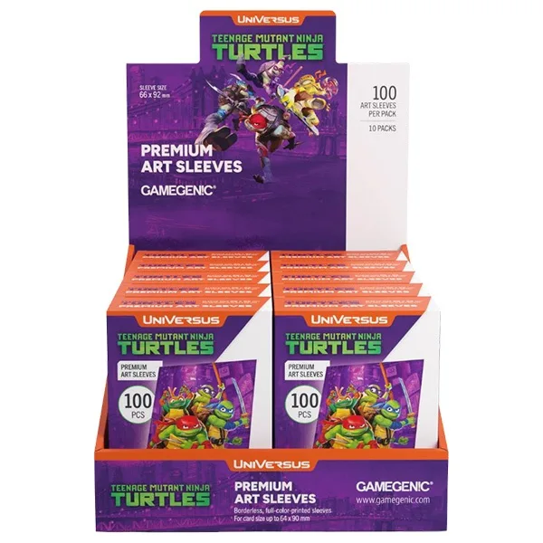 UniVersus CCG: Teenage Mutant Ninja Turtles- Turtle Power Card Sleeves (100 ct.) 2