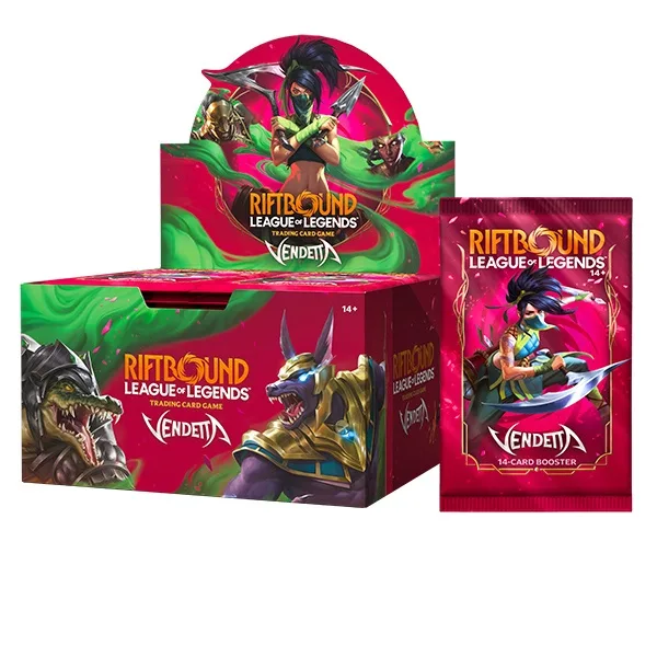 Riftbound TCG: Set 4- Vendetta- Booster Display (24 Packs)