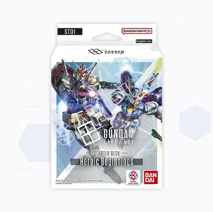 Gundam Card Game: Starter Deck Display- 01 Heroic Beginnings [ST01]